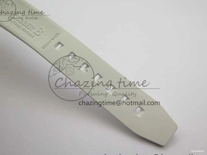 40mm 5GF Best Green Dial White Edition Submariner Strap White Ceramic Rubber SA3135 on 0209